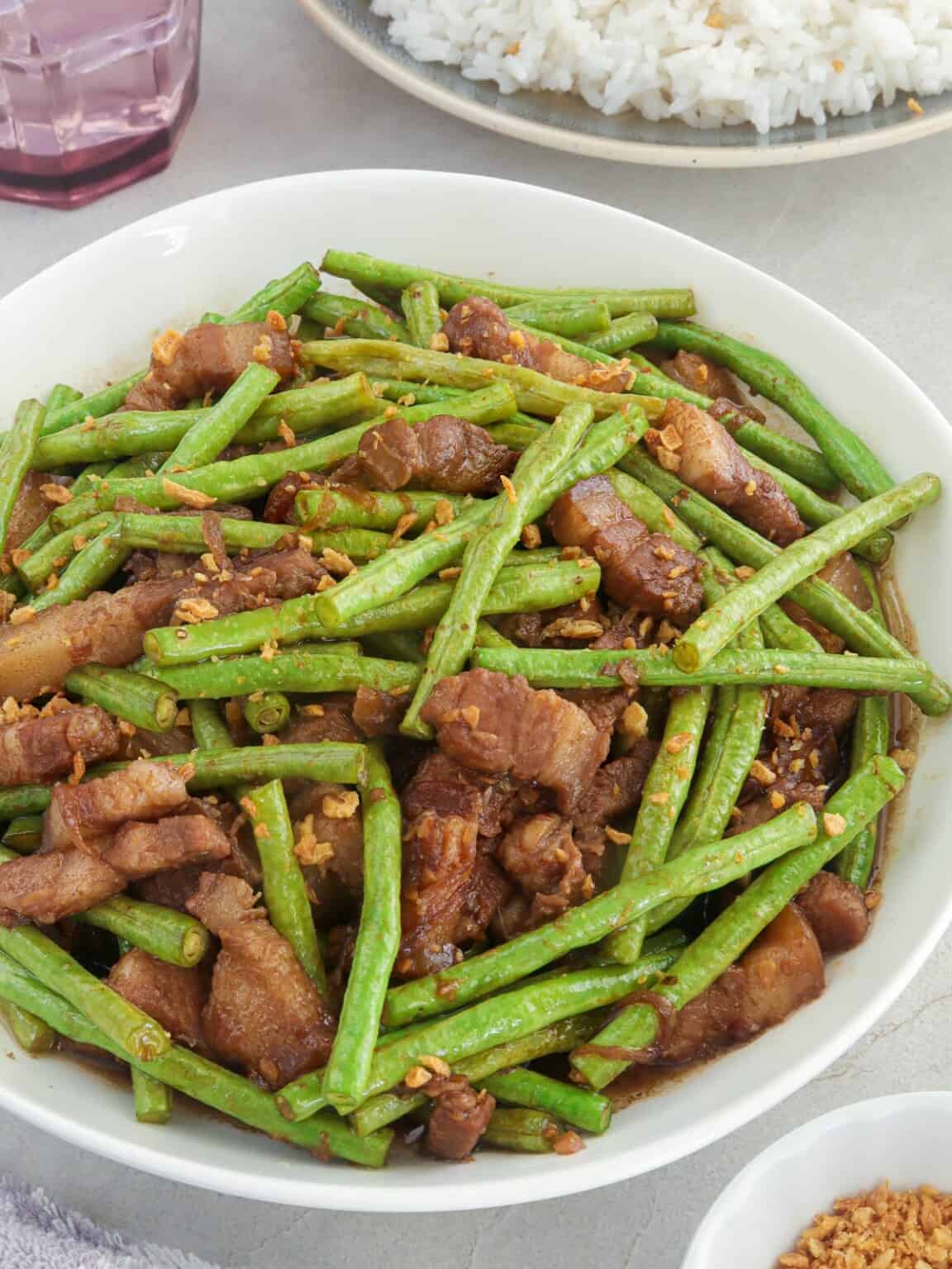 Adobong Sitaw With Pork Belly Kawaling Pinoy