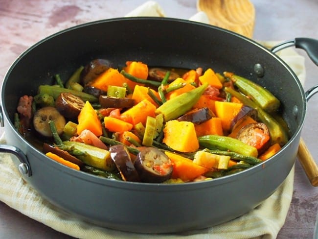 Pinakbet Tagalog With Pork Belly - Kawaling Pinoy