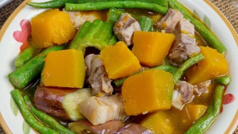 Pinakbet Tagalog with Pork Belly - Kawaling Pinoy