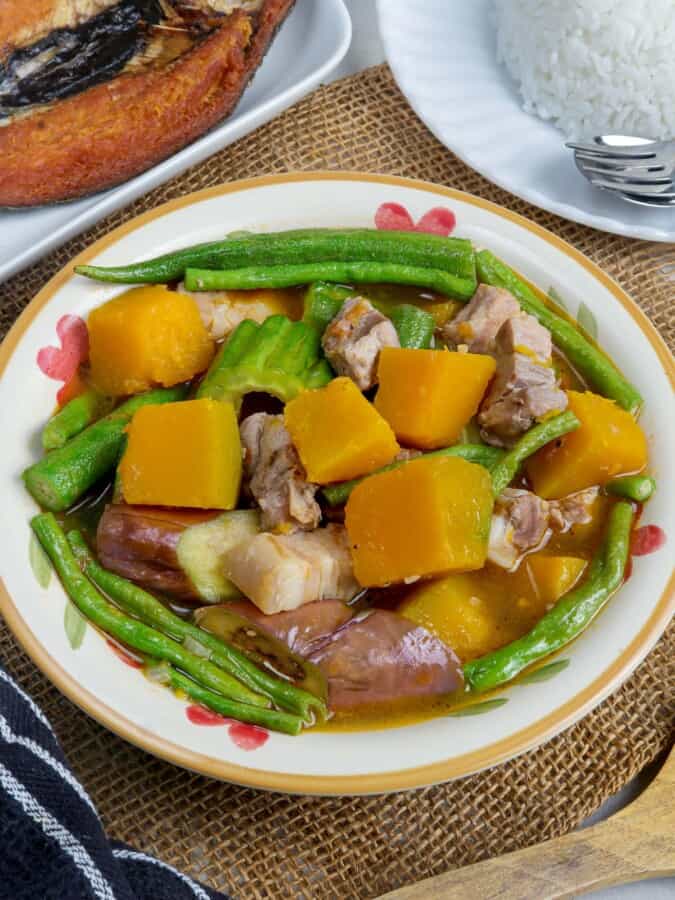 Pinakbet Tagalog with Pork Belly - Kawaling Pinoy