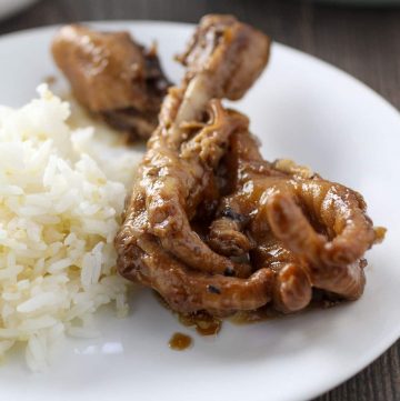 Adobong Paa nang Manok (Chicken Feet Adobo) - Kawaling Pinoy