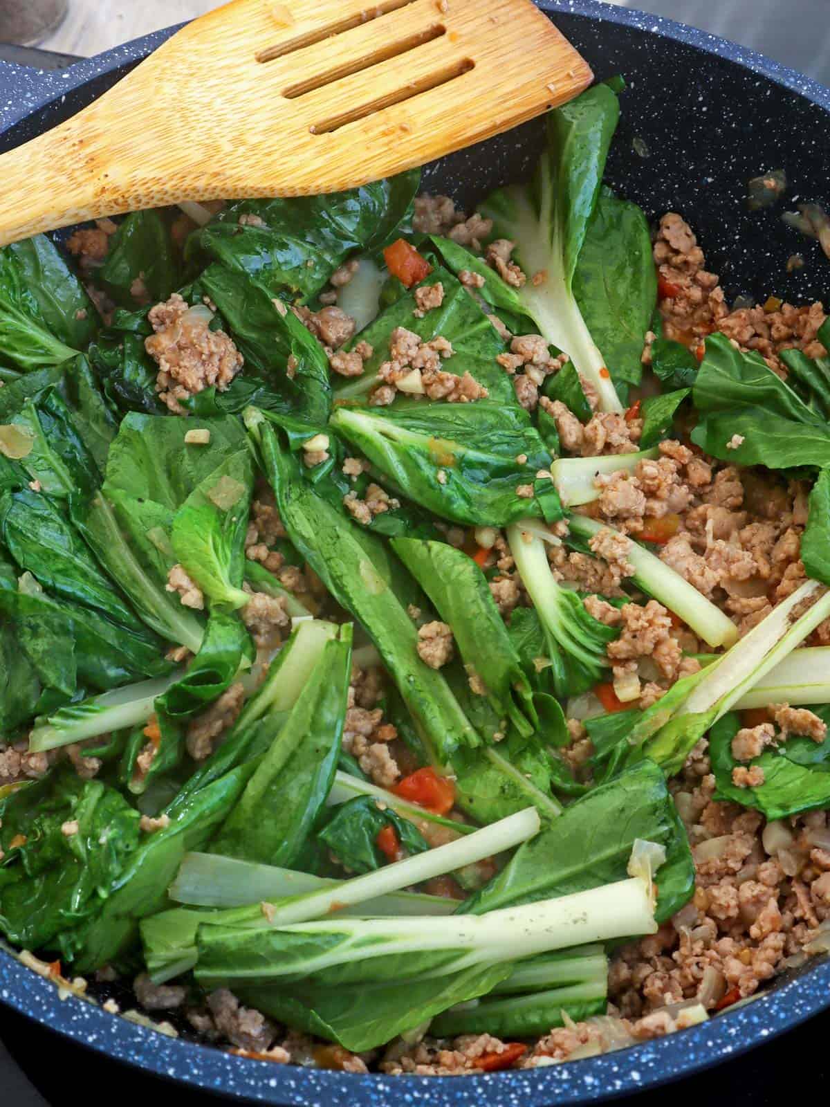 Filipino Bok Choy And Ground Beef McDonald Seneiver