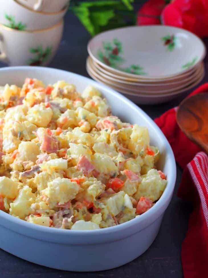 Filipino-style Chicken Potato Salad - Kawaling Pinoy