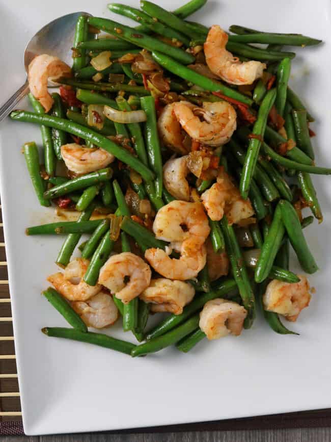 Green Bean and Shrimp Stir Fry Kawaling Pinoy