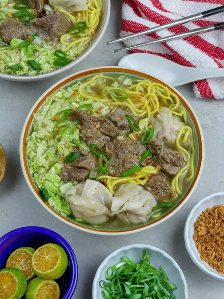 Beef Wonton Mami - Kawaling Pinoy