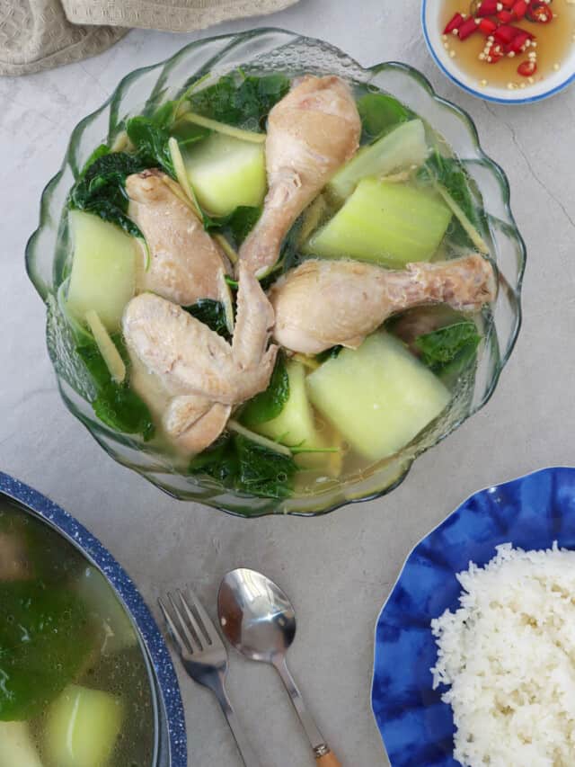 Tinolang Manok sa Upo - Kawaling Pinoy