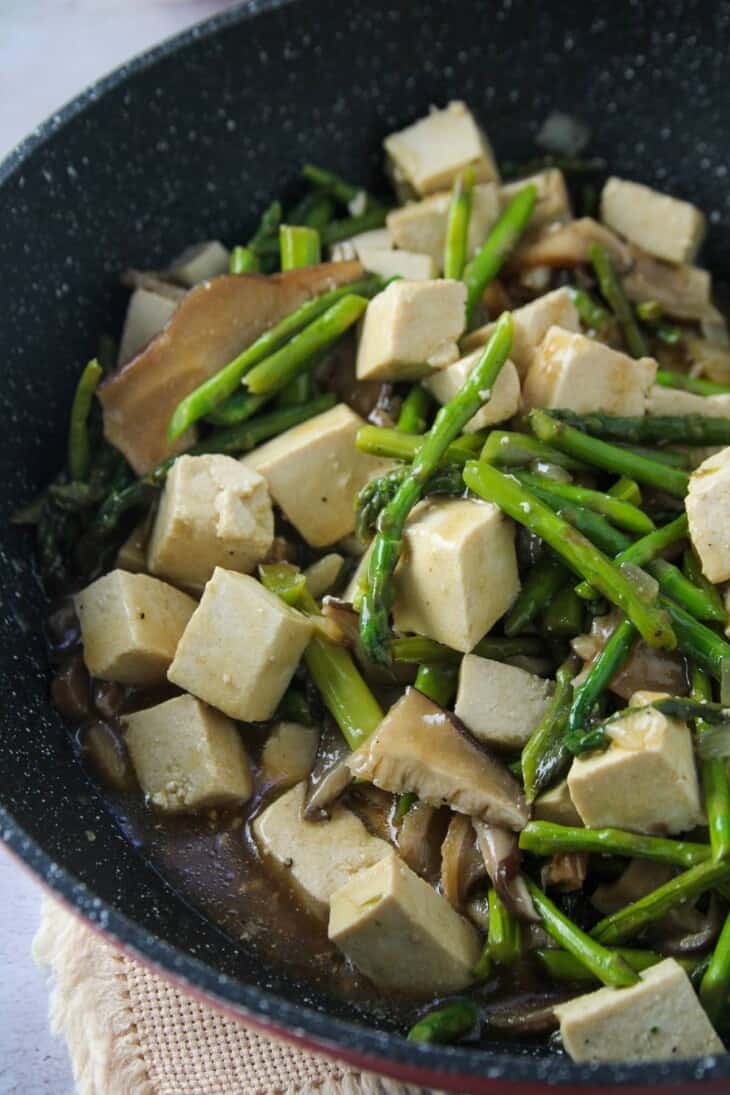 Tofu Asparagus And Mushroom Stir Fry Kawaling Pinoy