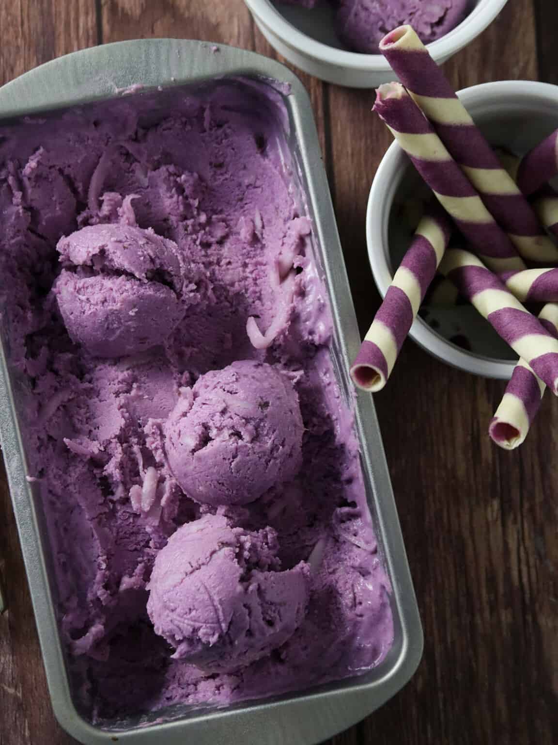 Ube Macapuno Ice Cream - Kawaling Pinoy | VIBEANT