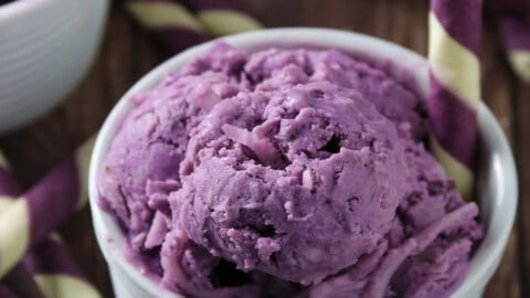 Ube Macapuno Ice Cream