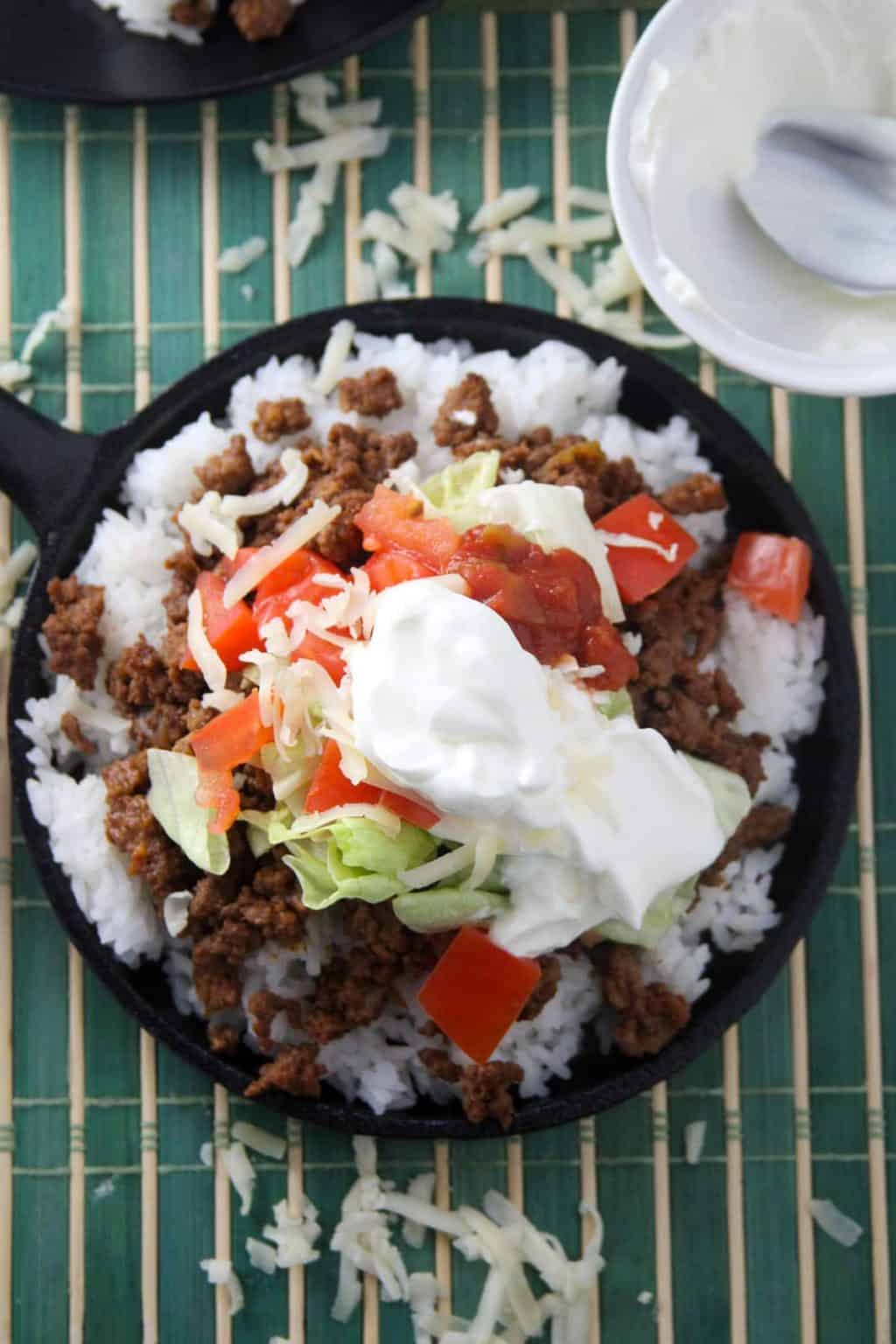 Okinawan Taco Rice (Takoraisu) Kawaling Pinoy