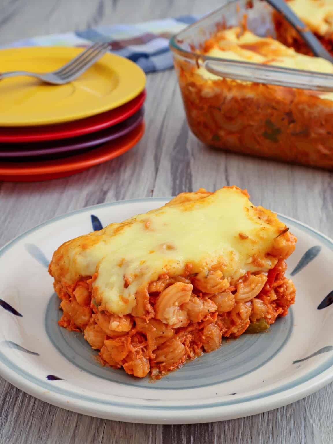 Cheesy Filipino-style Chicken Baked Macaroni - Kawaling Pinoy