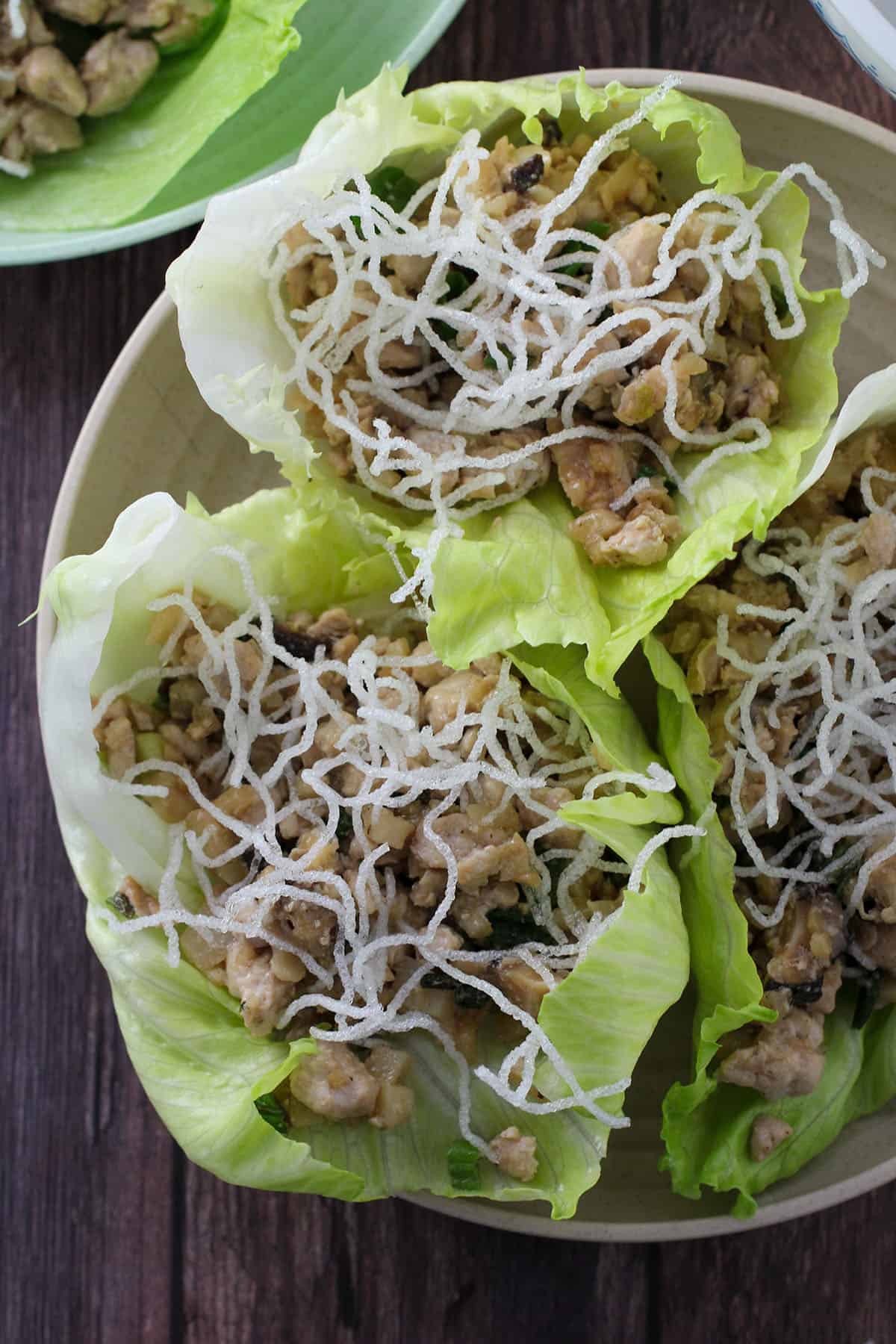 Minced Hen Lettuce Cups – Kawaling Pinoy