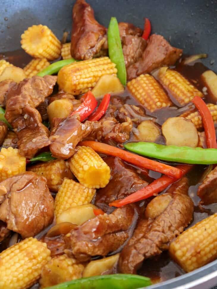 Beef and Baby Corn Stir-fry - Kawaling Pinoy