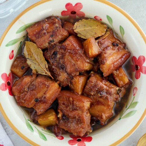 Easy Pork Hamonado With Pork Belly Kawaling Pinoy