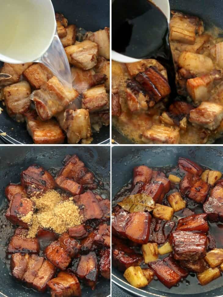 Easy Pork Hamonado With Pork Belly - Kawaling Pinoy