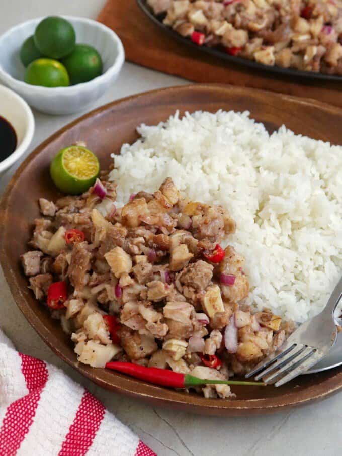 Authentic Sizzling Sisig - Kawaling PInoy