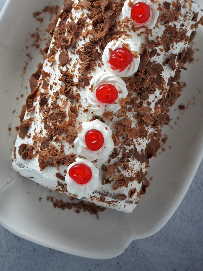 Black Forest Swiss Roll Cake - Kawaling Pinoy
