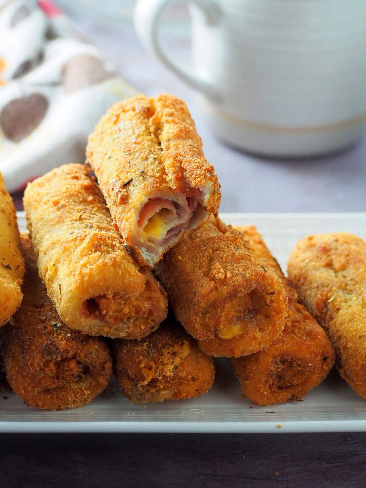 Ham and Cheese Roll Ups - Dinners, Dishes, and Desserts