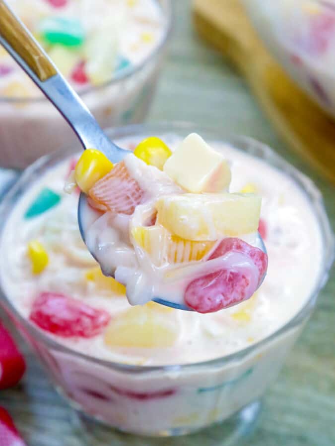 Buko Salad (Filipino-style Fruit Salad) - Kawaling Pinoy