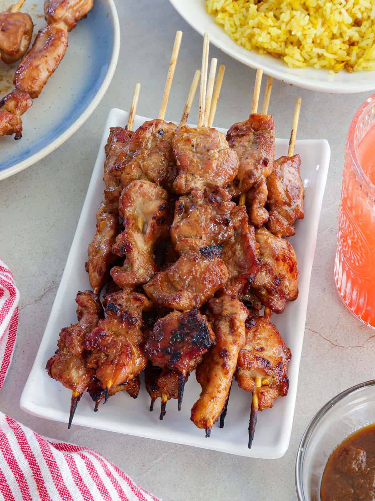 Candy Mango Barbecue Rooster Skewers