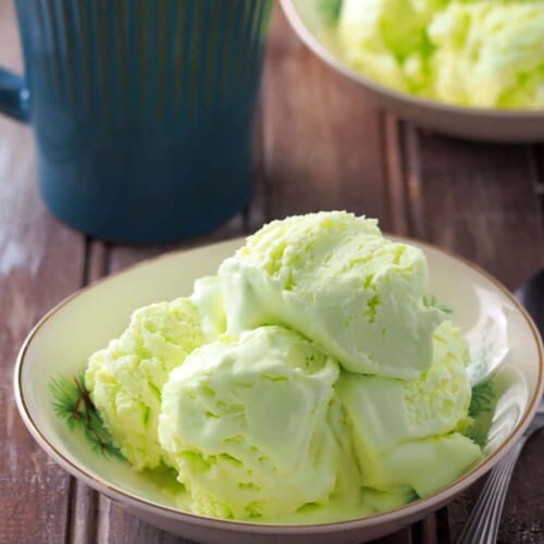 No-Churn Buko Pandan Ice Cream - Ajooni