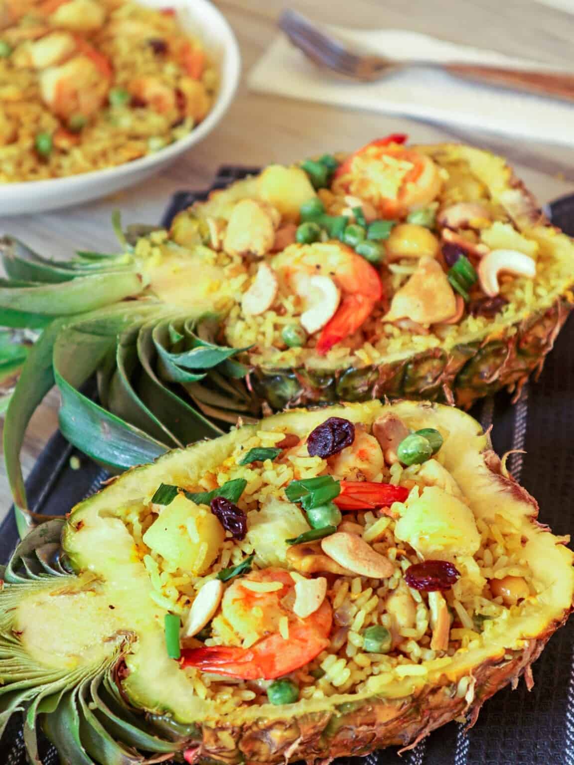 Thai Pineapple Fried Rice - Kawaling Pinoy