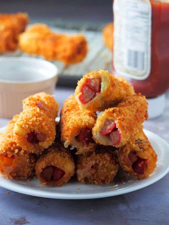 Crunchy Cheese Dog Bread Rolls Kawaling Pinoy